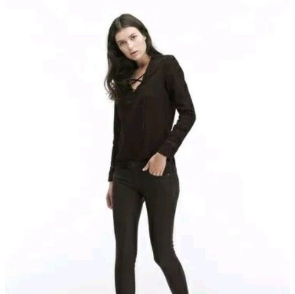 Adriano Goldschmied Black Japanese Fabric XS $238